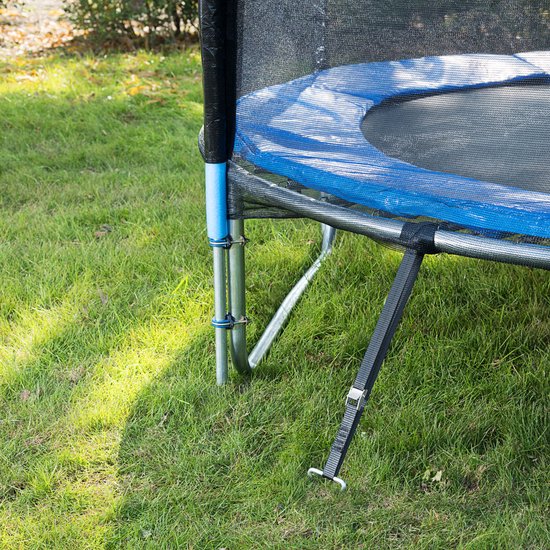 Monzana Grondankers 4 Stuks 42,5cm – met 4 Spanbanden - Verzinkt staal