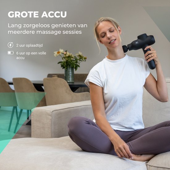 Massagerr® Massage Gun PRO – Professioneel Massageapparaat – Met Standaard & Koffer