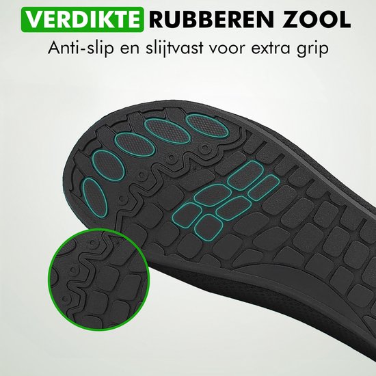 Travelhawk Waterschoenen - Voor Volwassenen - Unisex - Anti-Slip Zwemschoenen Dames en Heren - Zwart - Maat 40/41