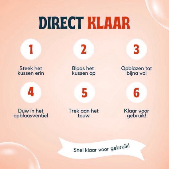 Travelly Luxe Waterhangmat Zwembad – Oranje – Opblaasbare drijvende lounge