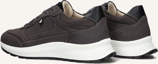 Australian Footwear Mazzerato Sneakers - Nubuck - Dark Grey - Maat 43