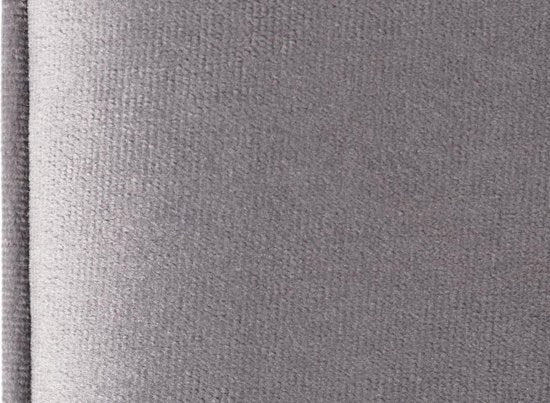 LIFA LIVING Halbank Barcelona - Grijs & Goud - Modern - Fluweel & Hout - 101 x 42 x 45 cm