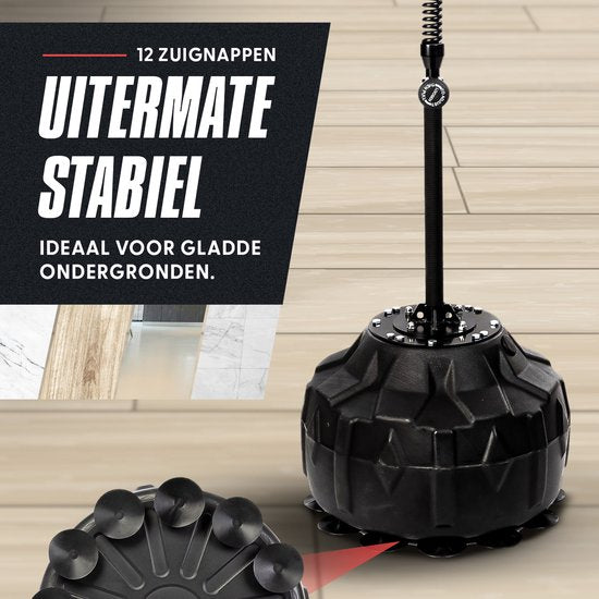 Inventus Extreme Reflex Bokspaal V2 - Cobra Boksbal - Boxing Machine - Boksen en Trainen - Staand / Volwassenen - Verstelbaar van 150 tot 200 cm