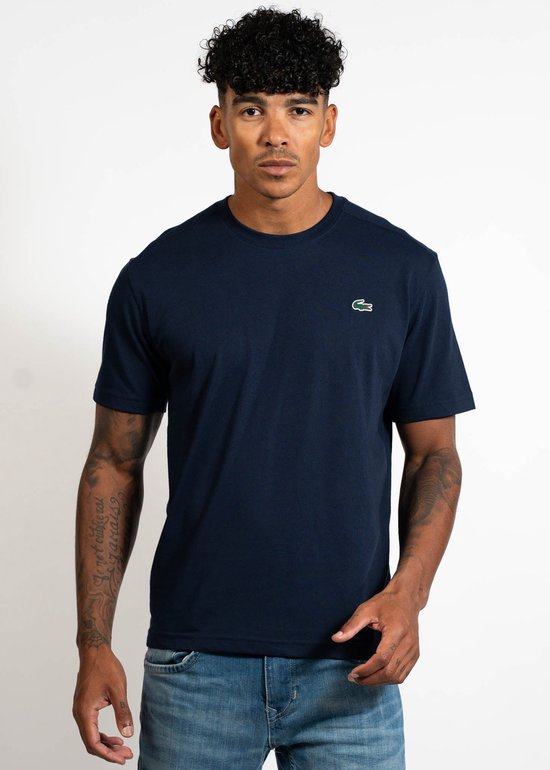 Lacoste Ultra Dry Performance T-Shirt - Navy Blue - Maat 166