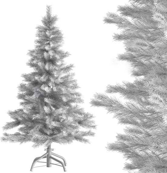 Casaria Kerstboom PVC - Metalen Voet - 150 cm Wit