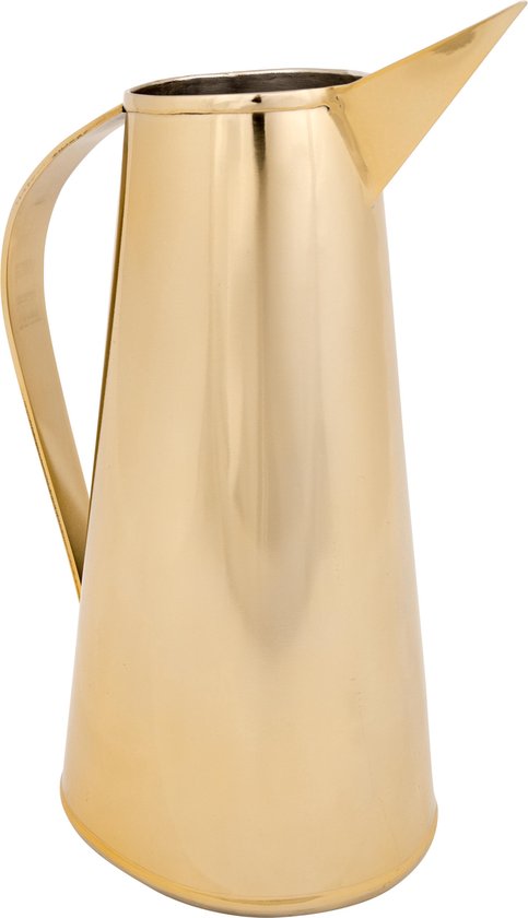 Dutchbone Kassan Vaas - Goud - 2.5L - 18x12x31cm