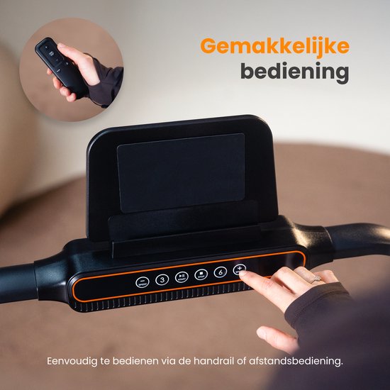 Moovv SmartStep Pro v3 Loopband Inklapbaar - Walking Pad – Opvouwbare Wandelband - Treadmill 1-12 km/u – Incl. Accessoires