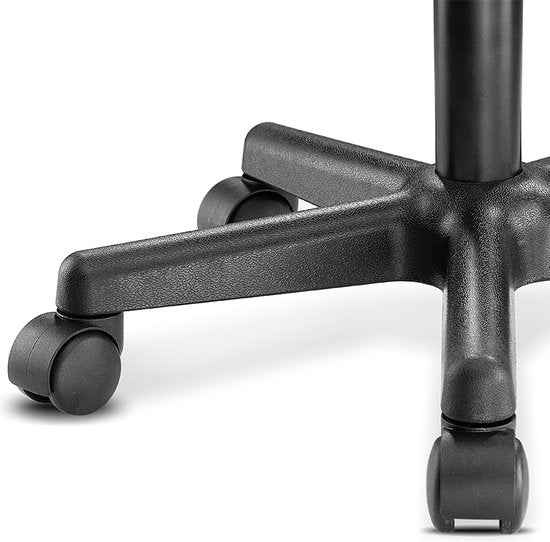 Casaria Verstelbare Draaikruk - 46/60cm Zithoogte – 1 Stuks Oranje
