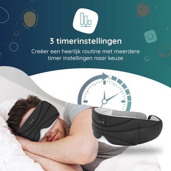 Numsy Slaapmasker Bluetooth - Slaap Koptelefoon - Hoofdband