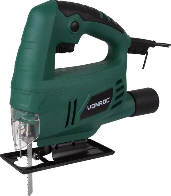 VONROC Decoupeerzaag – 550W – snelwisselsysteem – Incl. accessoires & opbergtas