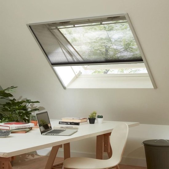 Bruynzeel S500 Plissé Raamhor – 123 × 155 cm – Wit