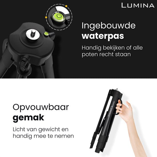 Lumina® Beamer Statief – Stabiele Projector Standaard – Geschikt voor Alle Beamers & Laptops