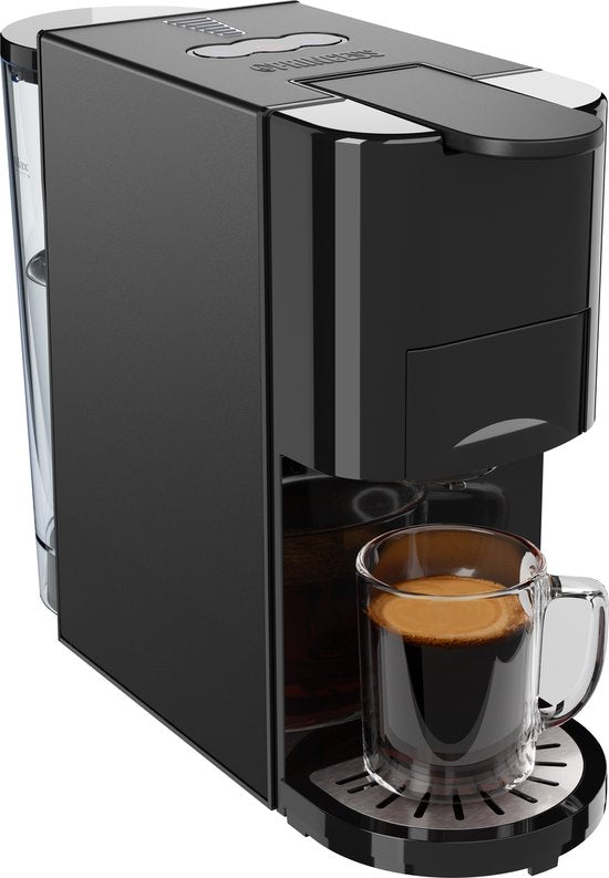 Princess 249454 Multi Capsule Koffiemachine - 4 in 1 - Geschikt voor Nespresso - Dolce Gusto Capsules - Zwart / Zilver