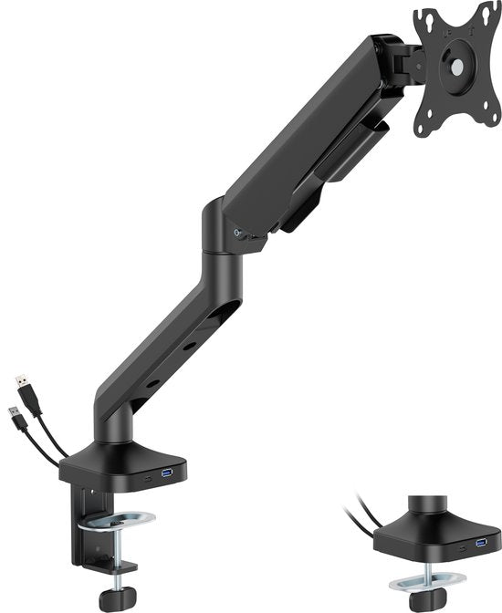 VDD Gaming - Monitorarm - Monitor Arm - Monitor Beugel - Scherm Beugel - In Hoogte Verstelbaar - Voor 1 Scherm - Ergonomisch Ontwerp - Zwart