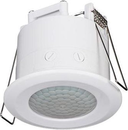 Perel Bewegingsmelder, PIR, 6 m detectiebereik, 360° detectiehoek, IP20, gebruik binnenshuis, plafondmontage/inbouw, wit