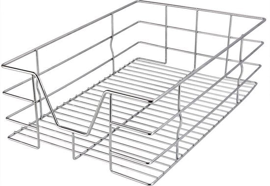 Casaria Lade - Telescopisch Voor 40cm Kastbreedte 37x44x14cm - Zilver