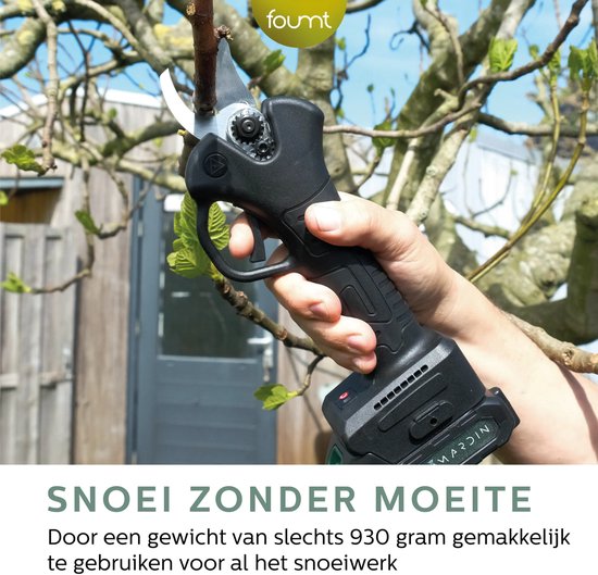 Elektrische snoeischaar - Zwart