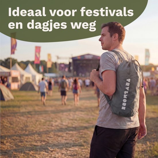 TRVLMORE Campingstoel - Opvouwbaar - 100KG Draagvermogen - Incl. Draagtas - Klapstoel - Visstoel - Kampeerstoel - Vouwstoel - Grijs