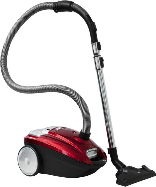 Inventum ST306RZA - Stofzuiger met zak - 3 liter - HEPA 13 - Snoerlengte 7 meter - Rood
