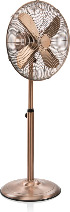 Tristar VE-5971 - Retro Statiefventilator - Ø 40 cm - Koperen afwerking