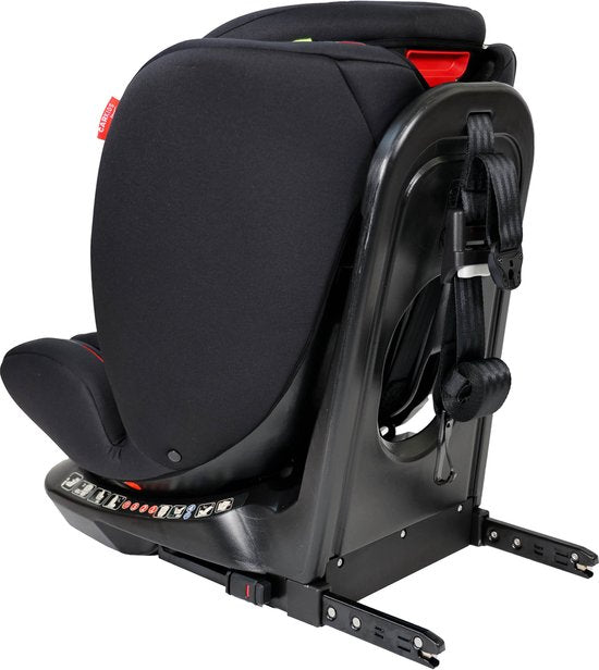 Carkids -Size Autostoeltje - Darcy - 360° Draaibaar - 40-150cm - Isofix - Zwart/Rood