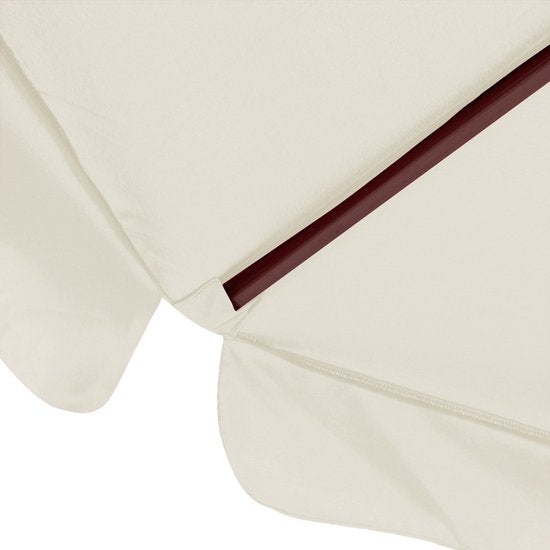 Kingsleeve Parasol 330cm – UV Bescherming 80+ Waterafstond - Crème