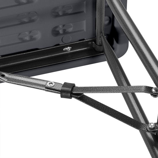 Casaria Set van 2 Bierbanken - Opvouwbaar 8 Personen 183cm- Antraciet
