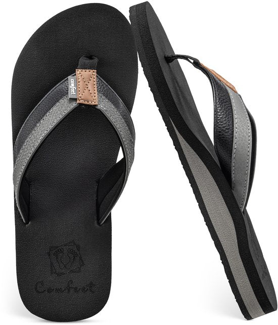 Comfeet Slippers Heren - Sandalen - Zwart - Maat 45