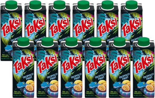 Taksi Tropisch Fruit - smaakexplosie met zuivel en vitamine C - 12x 300ml