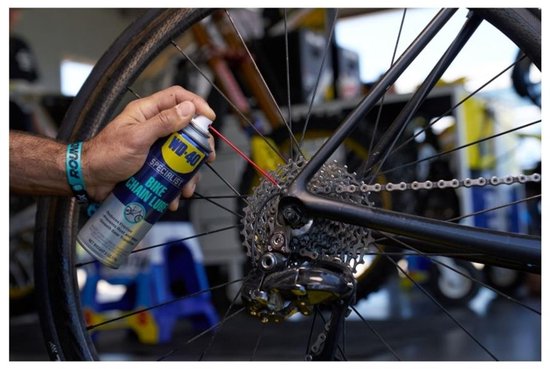 WD-40 Specialist® Fiets Kettingspray - 250ml - Smeerolie - Smeermiddel - Maximale smering en vermindert slijtage