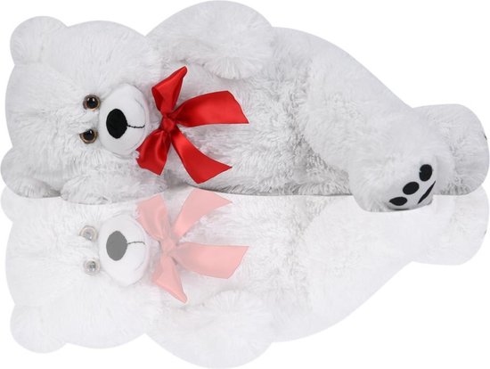 Deuba Knuffel Teddybeer L Wit 50cm