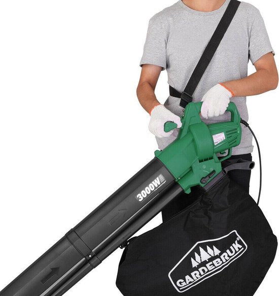 Gardebruk Elektrische Bladblazer 3in1 - blazen, zuigen en hakken