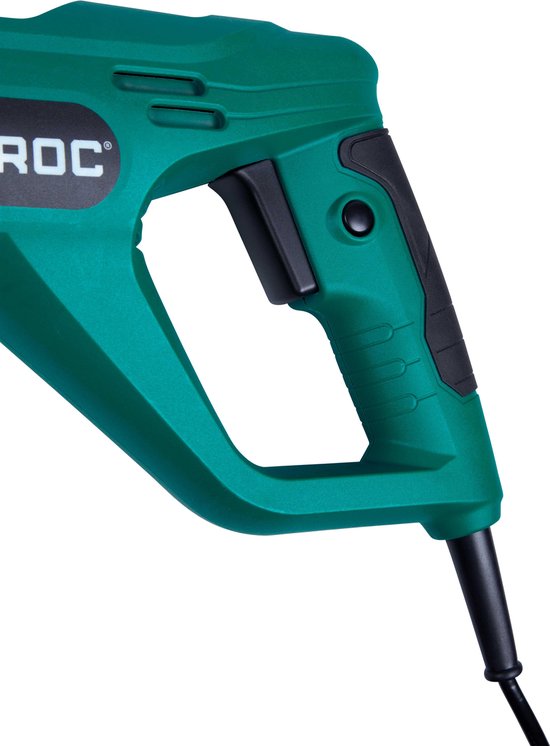 VONROC Reciprozaag – 900W – Draaibaar handvat – Incl. 3 zaagbladen voor hout & metaal