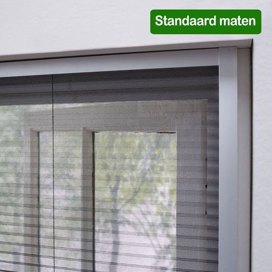 Bruynzeel S500 Plissé Raamhor – 123 × 155 cm – Wit