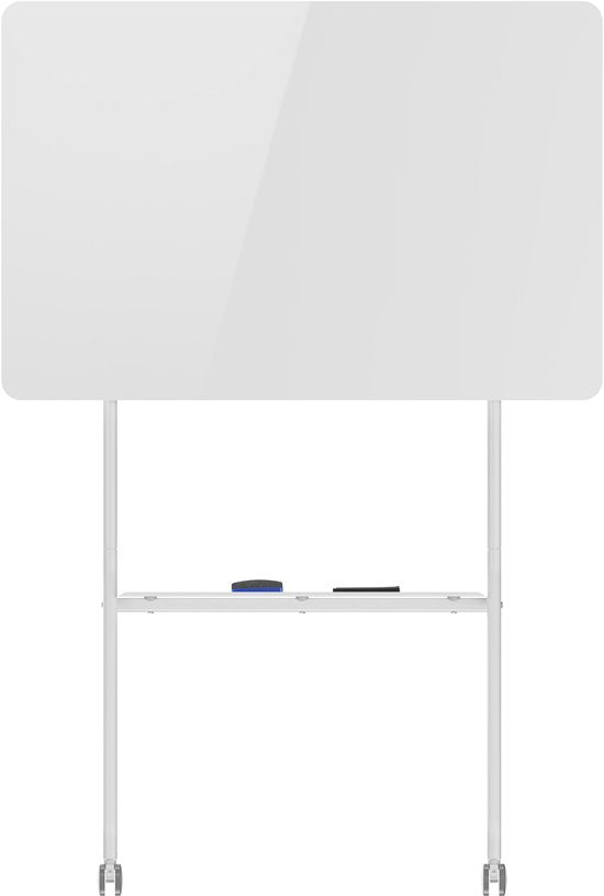 VDD - Whiteboard - White Board - Whiteboard op Wielen - White board op wielen - Whiteboard met Plank - Whiteboard Enkelzijdig