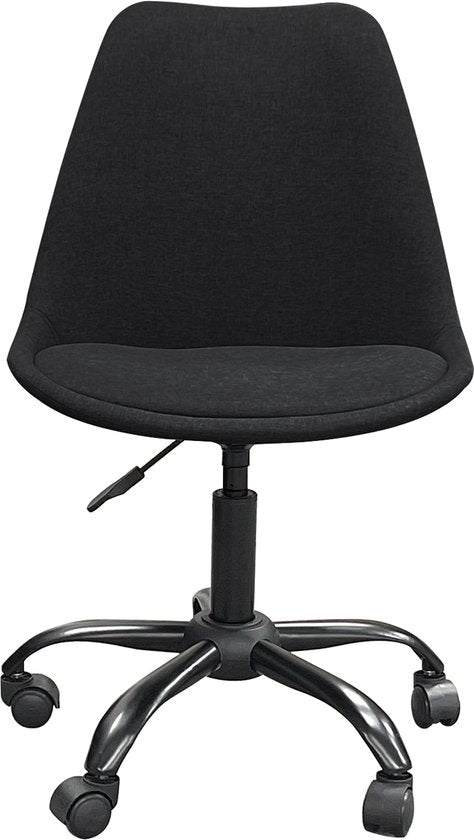 VDD - Bureaustoel - Stoel - Bureaustoelen voor volwassenen - Bureau Stoel - Bureaustoel wieltjes - Bureaustoel zwart - Kuipstoel - Kuipstoelen - Kuipstoel zwart