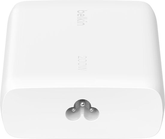 Belkin BoostCharge Pro 200W 4-poorts USB-C GaN Snellader met Power Delivery 3.1, Inclusief 1,5 m Kabel