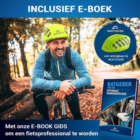 NEXTCOVER® Universele zadelhoes fiets set van 2 - 100% zadelhoes waterdicht - Zadelhoes regen of zonneschijn met UV-bescherming