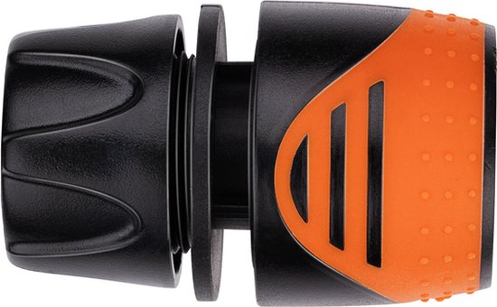 BLACK+DECKER Tuinslang Koppeling 1/2'' - Tuinslangen ⌀13mm - Kunststof - Zwart/ Oranje