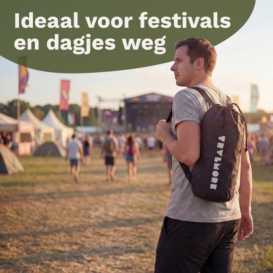 TRVLMORE Campingstoel - Opvouwbaar - 100KG Draagvermogen - Incl. Draagtas - Klapstoel - Visstoel - Kampeerstoel - Vouwstoel - Zwart