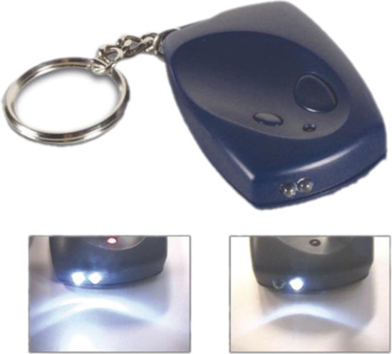 Velleman MK143 zaklamp Blauw Sleutelhanger-zaklamp