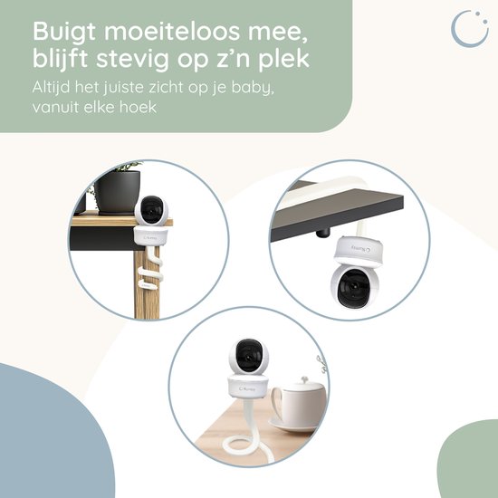 Numsy Babyfoonhouder - Babyfoon houder - Flexibele Camera Houder - Baby Camera - Babyfoon Standaard