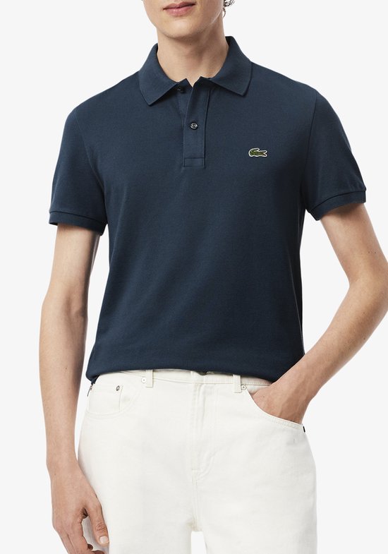 Lacoste Slim Fit Original Poloshirt - Korte Mouw - Blauw - Maat S