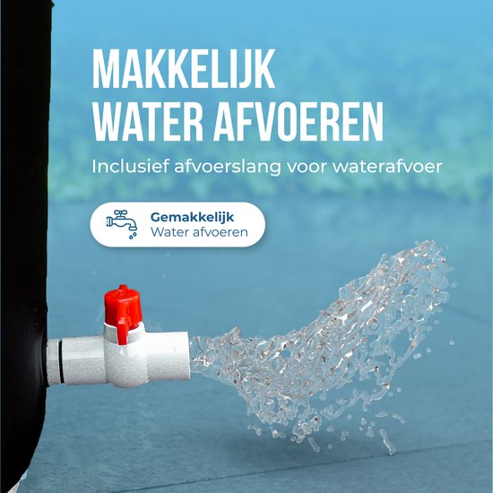 Care Less - IJsbad XL - Opvouwbare Badkuip - Zitbad - Dompelbad - 85CM - Inklapbaar en met Hoes - Inclusief Pomp en Afvoerslang - Zwembad - Bath Bucket - Zwart