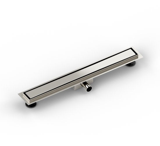 Douchegoot - 70cm - Tegelrooster - RVS - Met Flens