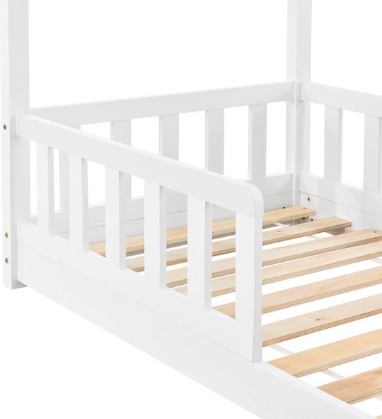 Juskys Kinderbed Marli - 80 x 160 cm - Wit