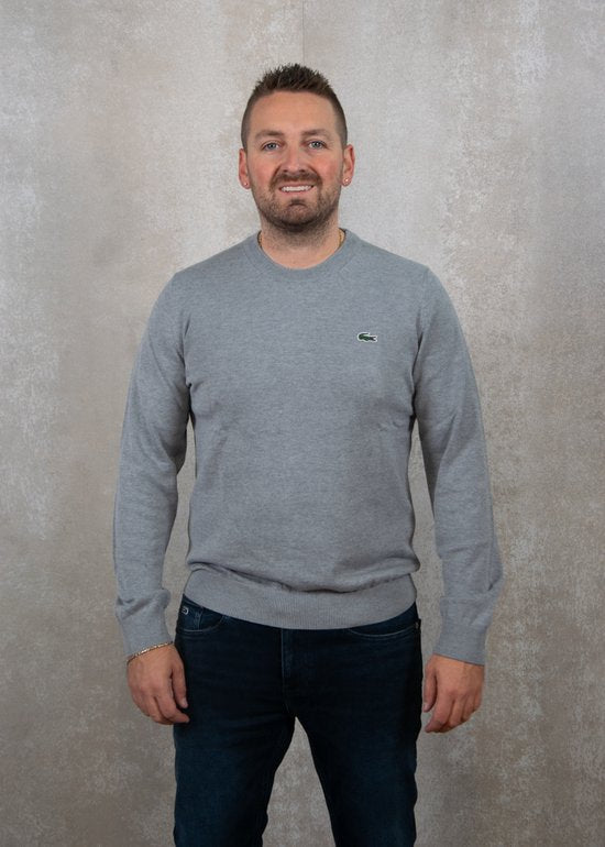 Lacoste Pullover Grijs - Maat M - Heren - Pullovers
