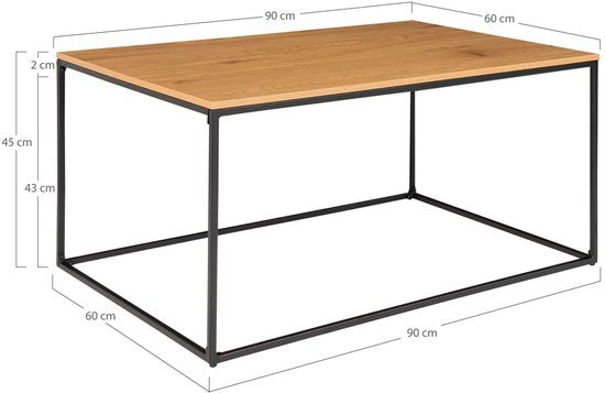 House-Nordic-Salontafel-Avery-eikenkleurig-en-zwart