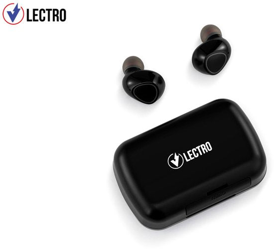 Vlectro - Set Bluetooth oortjes met oplaadetui om je smartphone op te laden - 1 set
