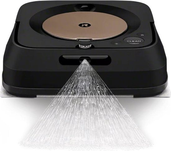 iRobot Braava Jet M6 - Dweil Robot - Zwart - M6132 - Dweilrobot - Met App - Spraakassistent - Goole & Alexa - Smartmapping